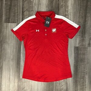 Wisconsin Badgers Under Armour Polo - Medium